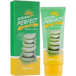 تصویر کرم ضد آفتاب فارم استی مدل ALOE VERA PERFECT حاوی SPF50 مناسب انواع پوست حجم ۷۰ میلی لیتر 