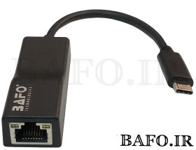 تصویر تبدیل USB Type-C RJ45 Gigabit Ethernet بافو (Bafo) مدل BF-331 