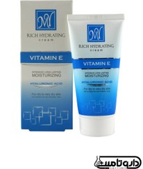 تصویر کرم مرطوب کننده ویتامین E و هیالورونیک اسید مای حجم 50 میلی لیتر MY Vitamin E And Hyaluronic Acid Moisturizing Cream 50ml