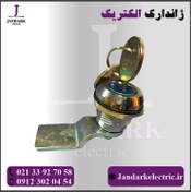 تصویر قفل تابلو برق پاپیونی دستگیره مشکی کوتاه (دستگیره و مغزی الکترامید) تابلو برق رز ایران Bow tie short black handle ELECTRICAL SWITHGEAR ROSE IRAN