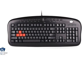 تصویر کیبورد مخصوص بازی ای فورتک مدل KB-28G ا A4tech KB-28G Gaming Keyboard A4tech KB-28G Gaming Keyboard