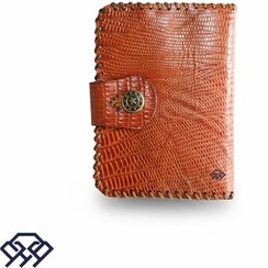 تصویر کیف پول چرم طبیعی دست‌دوز کروکودیل مدل 302 