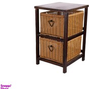 تصویر جا پیاز و سیب زمینی دو طبقه مدل نرگس 