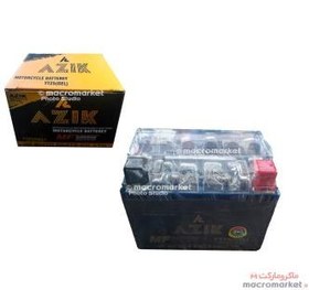 تصویر باتری موتورسیکلت AZIK مدل YTZ5(GEL) 12v-5.5Ah توان 5/5 آمپر 