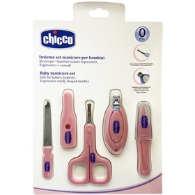 تصویر ست مانیکور قیچی و ناخن گیر 5 تکه چیکو Chicco Nail Clipper code:009918