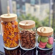 تصویر بانکه ادویه درب چوبی مدل WOODY برند پاشاباغچه 