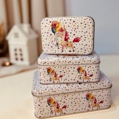 تصویر باکس فلزی سه سایزی 