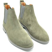 تصویر بوت مردانه اشبالت طبیعی زارا سبز روشن - ۴ Zara