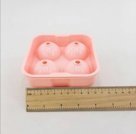 تصویر قالب یخ کروی 4تایی 