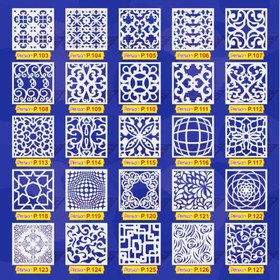 تصویر تایل سقفی معرق 