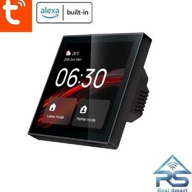 تصویر کنترل پنل هوشمند تویا مدل CCP-TY-EU-LN-MS سایز ۴ اینچ 