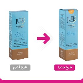 تصویر کرم آبرسان پمپی ژوت مدل هیدرامکس 120 میلی‌لیتر Jute Hydra max cream for dry skin 120 ml