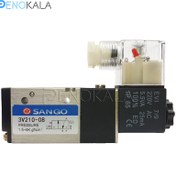 تصویر شیر تک بوبین ۳/۲ پنوماتیک 