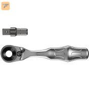 تصویر آچار جغجغه مینی ورا مدل 05073230001 سایز 1/4 اینچ 8001 A Zyklop Mini Bit Ratchet