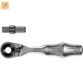 تصویر آچار جغجغه مینی ورا مدل 05073230001 سایز 1/4 اینچ 8001 A Zyklop Mini Bit Ratchet