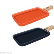 تصویر ظرف سرو مدل مستطیل سفال سرامیک 