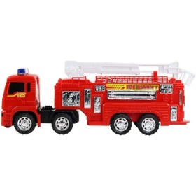 تصویر اسباب بازی ماشین آتش نشانی نردبان دار dorj toy dorj toy fire truck with ladder