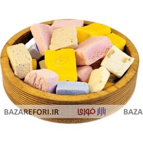 تصویر بستنی خشک بسته 175 گرمی آجیل تکدونه - بازار فوری Dry ice cream- 175 grams- single-grain nuts