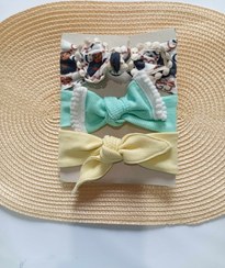 تصویر هدبند نوزادی بسته ۳ عددی 