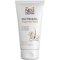 تصویر ماسک مو آرگان نوتریسل نئودرم|Neuderm nutrisol argan hair mask 