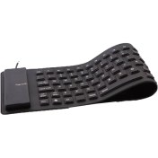 تصویر کیبورد ژله ای رویال مدل RK700 با سیم 