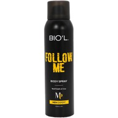 تصویر اسپری بدن آقایان Follow me حجم 150 میل بیول Biol Body Spray Follow me For Men 150 ml