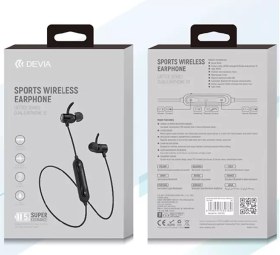 تصویر هندزفری بلوتوث گردنی دویا DEVIA EM035 Lattice Series Sport Bluetooth Dual Earphone 