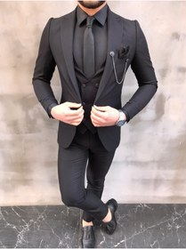 تصویر فروش پستی کت شلوار مردانه اصل جدید برند Bycool Fashion رنگ مشکی کد ty110177870 