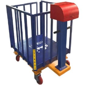 تصویر باسکول دامکش نیکو ظرفیت ۷۵۰ کیلوگرم چرخدار 