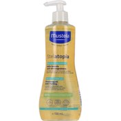 تصویر روغن پاک کننده استلاتوپیا پوست حساس ماستلا Mustela Mustela Estlatopia cleansing oil for sensitive skin code:034313