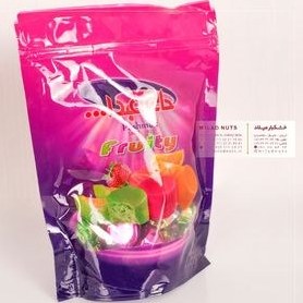 تصویر پشمک پاکتی میوه ای 