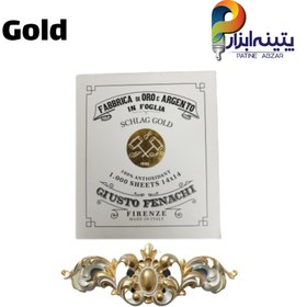 تصویر ورق طلا گرم بالا فیناچی ایتالیایی (صد تایی) 