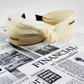 تصویر تل توری نگین دار - کرمی 