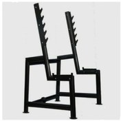 تصویر خرک اسکات باشگاهی لوله بیضی Club squat vault 