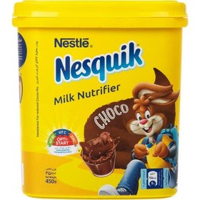 تصویر پودر شکلات نسکوئیک 450 گرمی نستله مدل Milk Nutrifier 