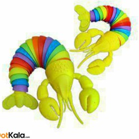 تصویر خرچنگ رنگین کمانی چراغ دار 