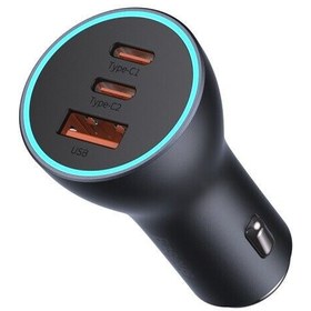 تصویر شارژر فندکی بیسوس مدل CCJDZ65-UC توان ۶۵ وات 