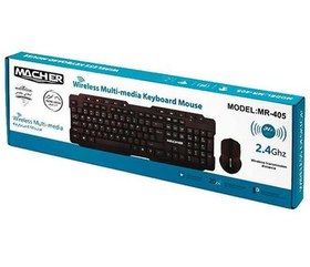 تصویر موس و کیبورد بی سیم Macher MR-405 ا Macher MR-405 Wireless Mouse And Keyboard Macher MR-405 Wireless Mouse And Keyboard