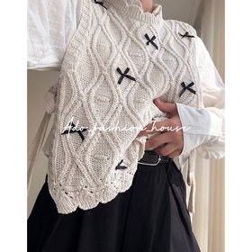 تصویر وست بافت پاپیونی ٦٣٣ 