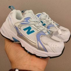 تصویر کتونی بچه گانه نیوبالانس ۵۳۰ آبی New Balance 530 