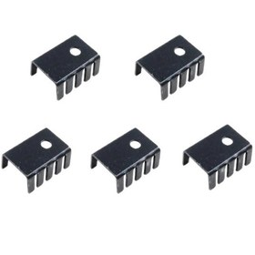 تصویر هیت سینک مدل TO-220B بسته 5 عددی 