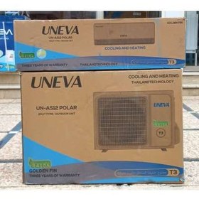 تصویر کولر گازی یونیوا 12 هزار UN_AS12 Polar سرد و گرم ا Uneva Air Conditioner 12000 UN_AS12 Polar R410a T3