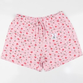 تصویر شورتک نخی زنانه طرح دار کد 135138 