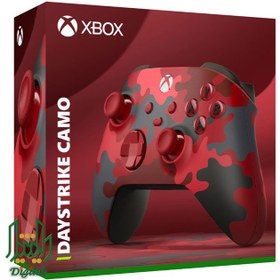 تصویر دسته بازی مایکروسافت قرمز ارتشی Xbox Series Microsoft Xbox Series Controller Daystrike Camo