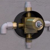 تصویر شیر مرکزی توکار حمام هومان مدل لتو تیپ 1 و 2 