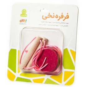 تصویر فرفره نخی چوبی 