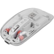 تصویر موس بی سیم شفاف برند ENET مدل 16-typeC FV 