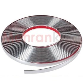 تصویر زه لاستیک شیشه خودرو اتوموتیو مدل Chrome Trim سایز 16MM – طول 4 متر دسته بندی: