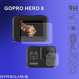 تصویر GoPro Hero 8 گلس محافظ صفحه نمایش و لنز گوپرو هیرو 8 