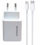 تصویر شارژر دیواری آرسون مدل AN-W20W به همراه کابل تبدیل MicroUSB 